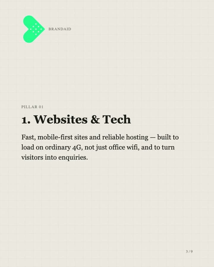 Pillar 01: Websites & Tech